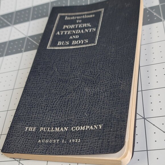 Instructions to Porters, Attendants and Bus Boys The Pullman Railroad Co Book - Picture 2 of 7